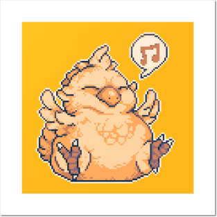 Fat Chocobo | Pixel Art Posters and Art